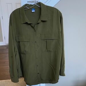 Old Navy XLP Army Green Shirt